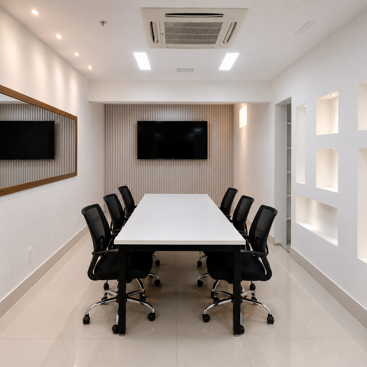 Mesa de reunião (até 6 pessoas)